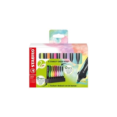 Stabilo Green Boss Multicolour Highlighter Set - Highlighter Set Stabilo Green Boss Multicolour Highlighter Set - Highlighter Set