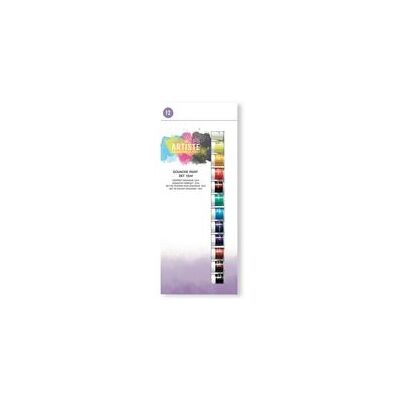 Artiste Gouache Paint Set 12ml Assorted (Pack of 12) DOA 551008 Artiste Gouache Paint Set 12ml Assorted (Pack of 12) DOA 551008