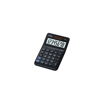 Casio MS-8F 8 Digit Mini Desk Calculator Black MS-8F Casio MS-8F 8 Digit Mini Desk Calculator Black MS-8F