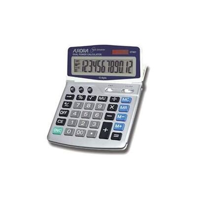 Aurora DT401 Desk Calculator with currency conversion Aurora DT401 Desk Calculator with currency conversion