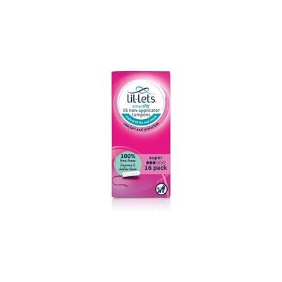 Lil-Lets Super Pink Non-Applicator Tampons - Tampons Lil-Lets Super Pink Non-Applicator Tampons - Tampons