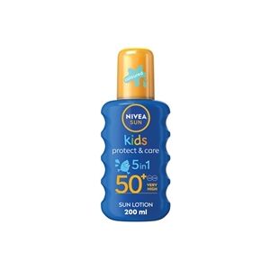 Nivea Sun Kids Protect and Care Sun Cream Spray 5in1 SPF 50+ 200ml Nivea Sun Kids Protect and Care Sun Cream Spray 5in1 SPF 50+ 200ml
