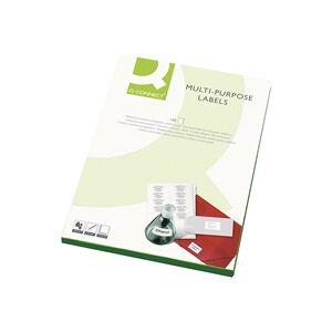 Q-Connect Multipurpose Copier Labels 210x287mm White (100 Pack) Q-Connect Multipurpose Copier Labels 210x287mm White (100 Pack)