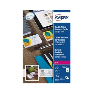 Avery C32016 Quick & Clean Business Cards Laser 220gsm Avery C32016 Quick & Clean Business Cards Laser 220gsm