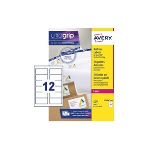 Avery Addressing Labels Laser Jam-free 12 per Sheet - L7164-100 Avery Addressing Labels Laser Jam-free 12 per Sheet - L7164-100