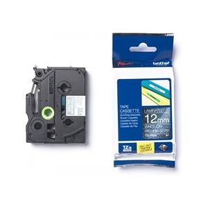 Brother TZEPR935 Black On Silver Label Tape 12mmx8m Brother TZEPR935 Black On Silver Label Tape 12mmx8m