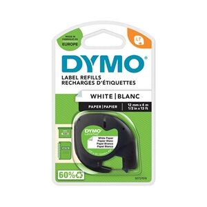 Dymo LetraTag Tape Paper 12mmx4m Pearl White - 91200 S0721510 Dymo LetraTag Tape Paper 12mmx4m Pearl White - 91200 S0721510