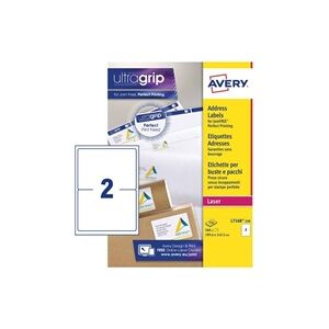 Avery Addressing Labels Laser 199.6x143.5mm White L7168-250 -500 Label Avery Addressing Labels Laser 199.6x143.5mm White L7168-250 -500 Label