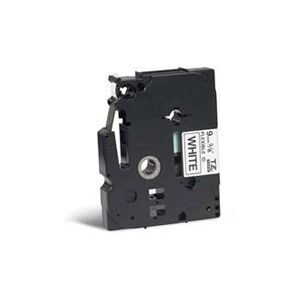 Brother P-Touch TZe ID Tape 9mmx8m Black/White Flexible TZEFX221 Brother P-Touch TZe ID Tape 9mmx8m Black/White Flexible TZEFX221