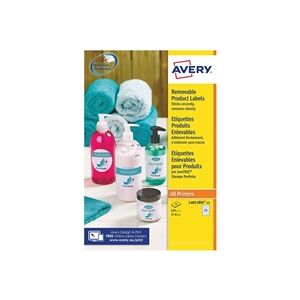 Avery L4851REV-25 White Printer Paper - A4 210x297mm Avery L4851REV-25 White Printer Paper - A4 210x297mm