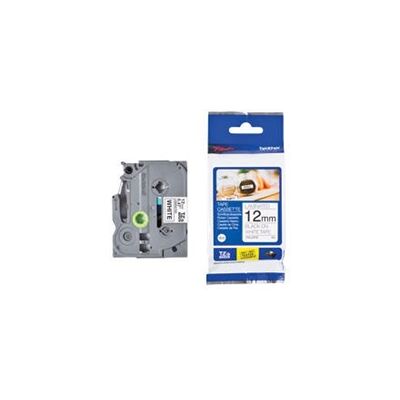 Brother P-Touch TZe Laminated Tape 12mm x 4m Black on White TZE231S2 Brother P-Touch TZe Laminated Tape 12mm x 4m Black on White TZE231S2