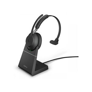 Jabra Evolve2 65 Link380A UC Mono Stand Black 26599-889-989 Jabra Evolve2 65 Link380A UC Mono Stand Black 26599-889-989