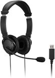 Kensington USB-A Classic Stereo Headset with Mic and Volume Control