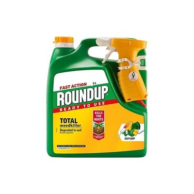 Roundup Fast Action TOTAL Weedkiller RTU 3 Litre Roundup Fast Action TOTAL Weedkiller RTU 3 Litre