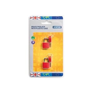 Status Brass Travel Padlock with Key (5 Pack) Status Brass Travel Padlock with Key (5 Pack)