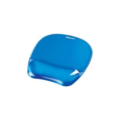 Fellowes Crystals Gel Mouse Pad Blue Fellowes Crystals Gel Mouse Pad Blue
