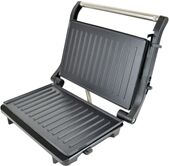 Unbranded Lloytron KitchenPerfected Health Grill/Panini Press Black/Steel LY2701