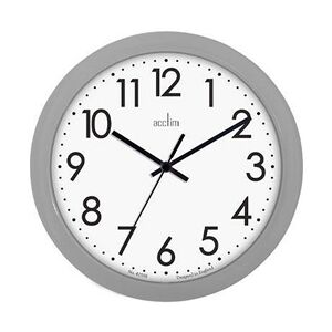 Acctim Abingdon Grey Wall Clock 25.5cm Acctim Abingdon Grey Wall Clock 25.5cm