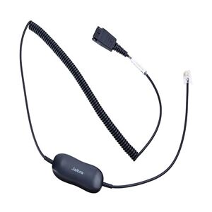 Jabra GN1216 Avaya Quick Disconnect (QD) to RJ9 Connector Coiled Cord Jabra GN1216 Avaya Quick Disconnect (QD) to RJ9 Connector Coiled Cord