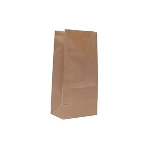 Unbranded Paper Bag 150x250x305mm Brown (500 Pack) 302165 Unbranded Paper Bag 150x250x305mm Brown (500 Pack) 302165