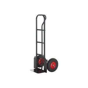 GPC P Handle Sack Truck; Pneumatic Wheels; Steel; 300kg; Black GPC P Handle Sack Truck; Pneumatic Wheels; Steel; 300kg; Black