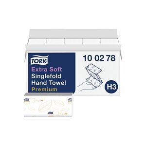 Tork Singlefold Hand Towel H3 White 3000 Sheets Tork Singlefold Hand Towel H3 White 3000 Sheets