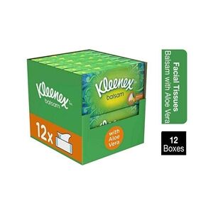 Kleenex Balsam Tissues 64's with Aloe Vera - PACK (12) Kleenex Balsam Tissues 64's with Aloe Vera - PACK (12)