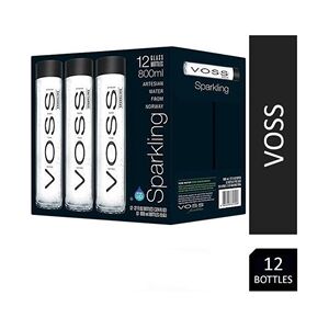 Voss Artesian Sparkling Water Glass 12x Voss Artesian Sparkling Water Glass 12x