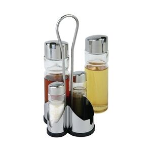 APS Complete Cruet Set and Stand APS Complete Cruet Set and Stand