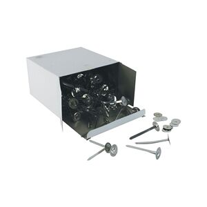 Unbranded Paper Binders with Washers Tinned Steel 51mm Pack 200 Unbranded Paper Binders with Washers Tinned Steel 51mm Pack 200