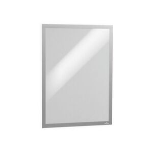 Durable DURAFRAME Adhesive Magnetic Signage Frame A2 Silver Durable DURAFRAME Adhesive Magnetic Signage Frame A2 Silver