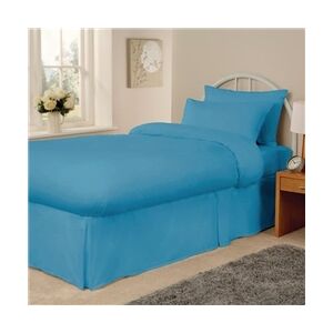 Mitre Essentials Spectrum Flat Sheet Turquoise Double Mitre Essentials Spectrum Flat Sheet Turquoise Double
