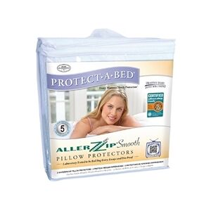 Protect A Bed Mitre Comfort Allerzip Smooth Pillow Protector (2 pack) Protect A Bed Mitre Comfort Allerzip Smooth Pillow Protector (2 pack)