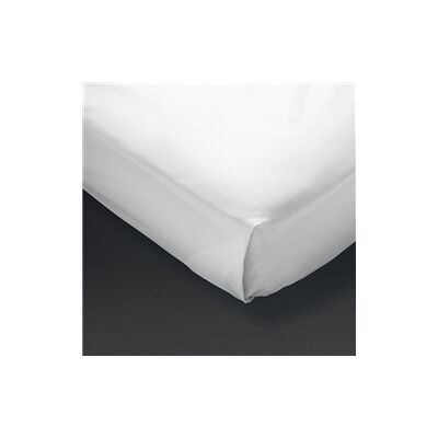 Mitre Comfort Percale Flat Sheet White Single Mitre Comfort Percale Flat Sheet White Single