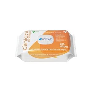 Uniwipe Clinical Midi Wipes (200 Pack) 1020 Uniwipe Clinical Midi Wipes (200 Pack) 1020