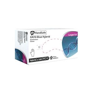 Shield Vinyl/Nitrile Mix Powder Free Gloves Large (100 Pack) GN70 Shield Vinyl/Nitrile Mix Powder Free Gloves Large (100 Pack) GN70