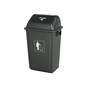 GPC Pedal Bin; 20L; Plastic; Dark Grey GPC Pedal Bin; 20L; Plastic; Dark Grey