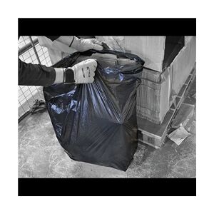 Unbranded Refuse Sacks Medium Duty 90L Black (Pack of 200) EW/BAG Unbranded Refuse Sacks Medium Duty 90L Black (Pack of 200) EW/BAG
