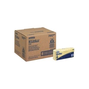 Wypall X50 Cleaning Cloths Yellow (Pack of 50) 7443 Wypall X50 Cleaning Cloths Yellow (Pack of 50) 7443