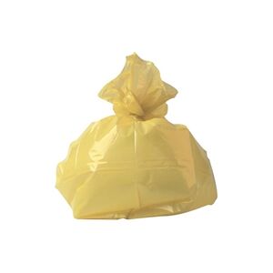 2Work Medium Duty Refuse Sack Yellow (Pack of 200) CS001 2Work Medium Duty Refuse Sack Yellow (Pack of 200) CS001