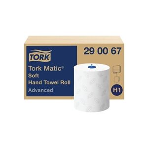 Tork Matic Hand Towel H1 White 150m (6 Pack) Tork Matic Hand Towel H1 White 150m (6 Pack)