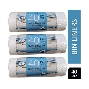 Tidyz Fragranced Jumbo Swing Bin Liners 40's Tidyz Fragranced Jumbo Swing Bin Liners 40's