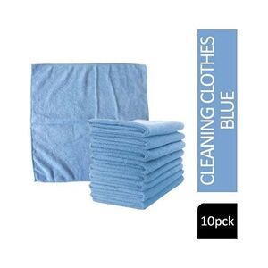 Janit-X Microfibre Cleaning Cloths Blue Pack 10's - PACK (20) Janit-X Microfibre Cleaning Cloths Blue Pack 10's - PACK (20)