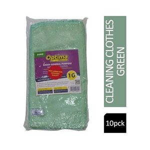 Janit-X Microfibre Cleaning Cloths Green Pack 10's Janit-X Microfibre Cleaning Cloths Green Pack 10's