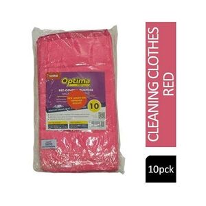 Janit-X Microfibre Cleaning Cloths Red Pack 10's Janit-X Microfibre Cleaning Cloths Red Pack 10's