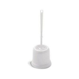 Fixtures White Open Toilet Brush Set Fixtures White Open Toilet Brush Set