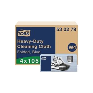 Tork Heavy Duty Cleaning Cloths 105 Sheets (Pack of 4) 530279 Tork Heavy Duty Cleaning Cloths 105 Sheets (Pack of 4) 530279