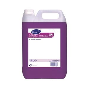 Diversey Suma Bac D10 Cleaner and Sanitiser Concentrate 5Ltr (2 pack) Diversey Suma Bac D10 Cleaner and Sanitiser Concentrate 5Ltr (2 pack)