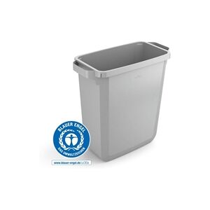 Durable ECO 60L Waste Bin Grey - Strong Rectangular Recycling DURABIN Durable ECO 60L Waste Bin Grey - Strong Rectangular Recycling DURABIN