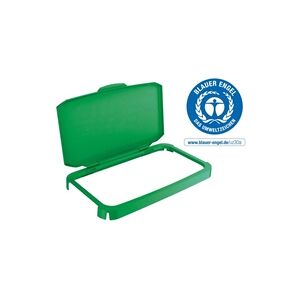Durable 60L Hinged Green - Recycling Bin Lid - Food Safe - DURABIN Durable 60L Hinged Green - Recycling Bin Lid - Food Safe - DURABIN
